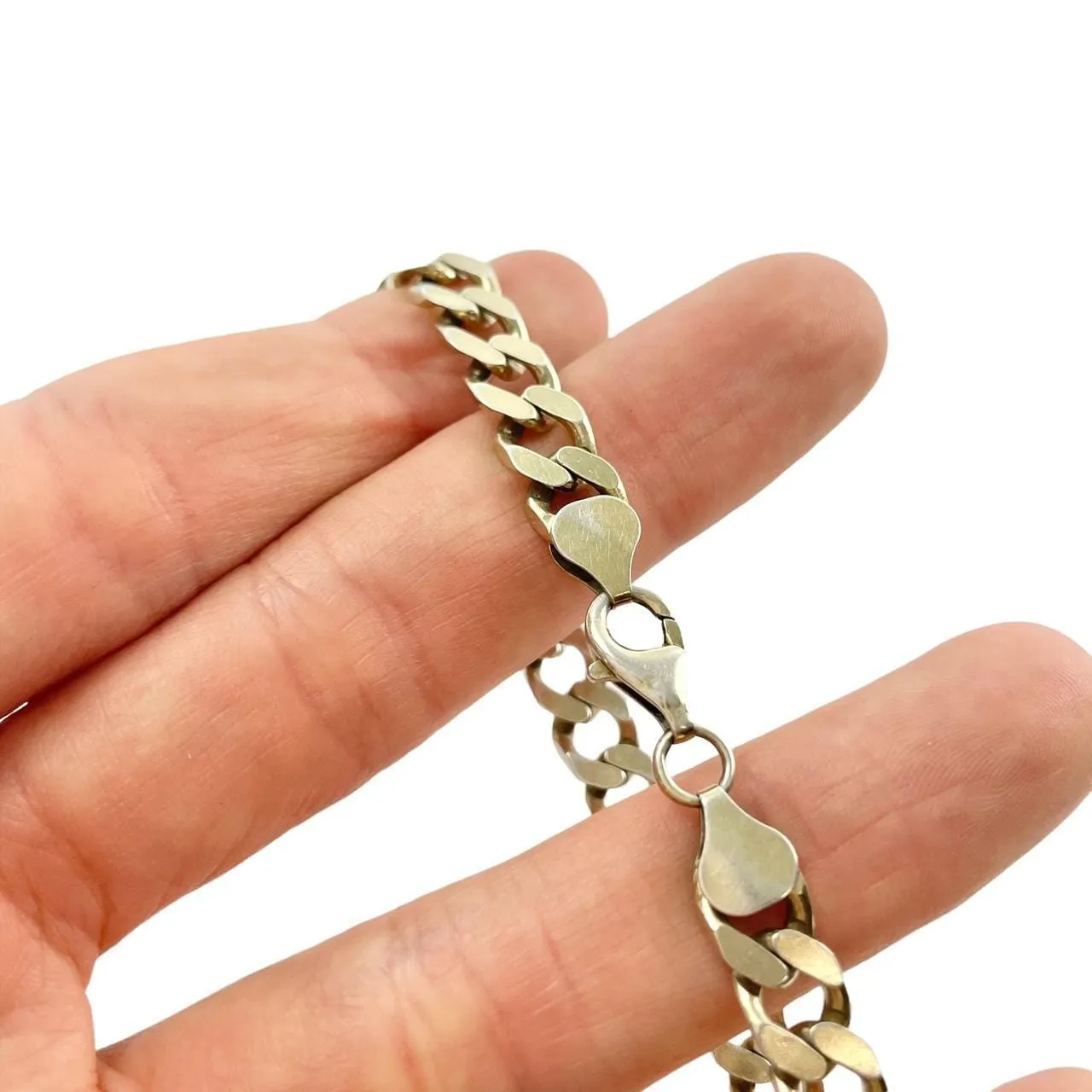 925 Sterling silver curb chain bracelet