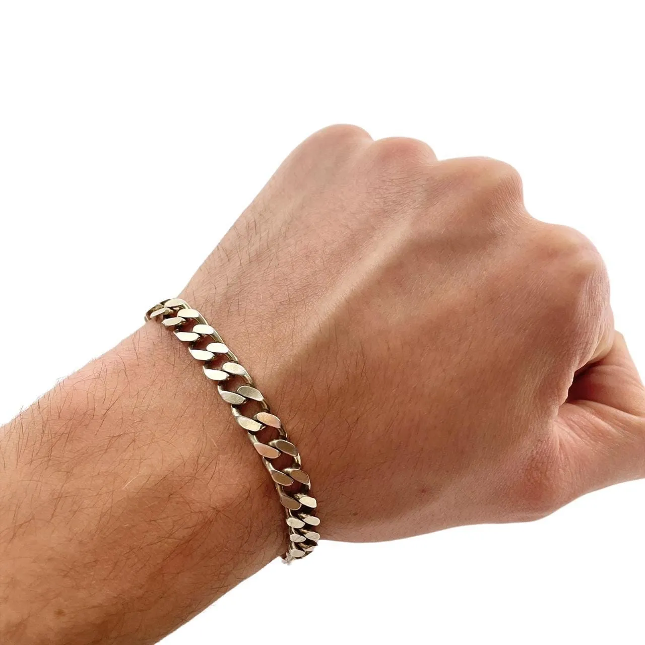 925 Sterling silver curb chain bracelet