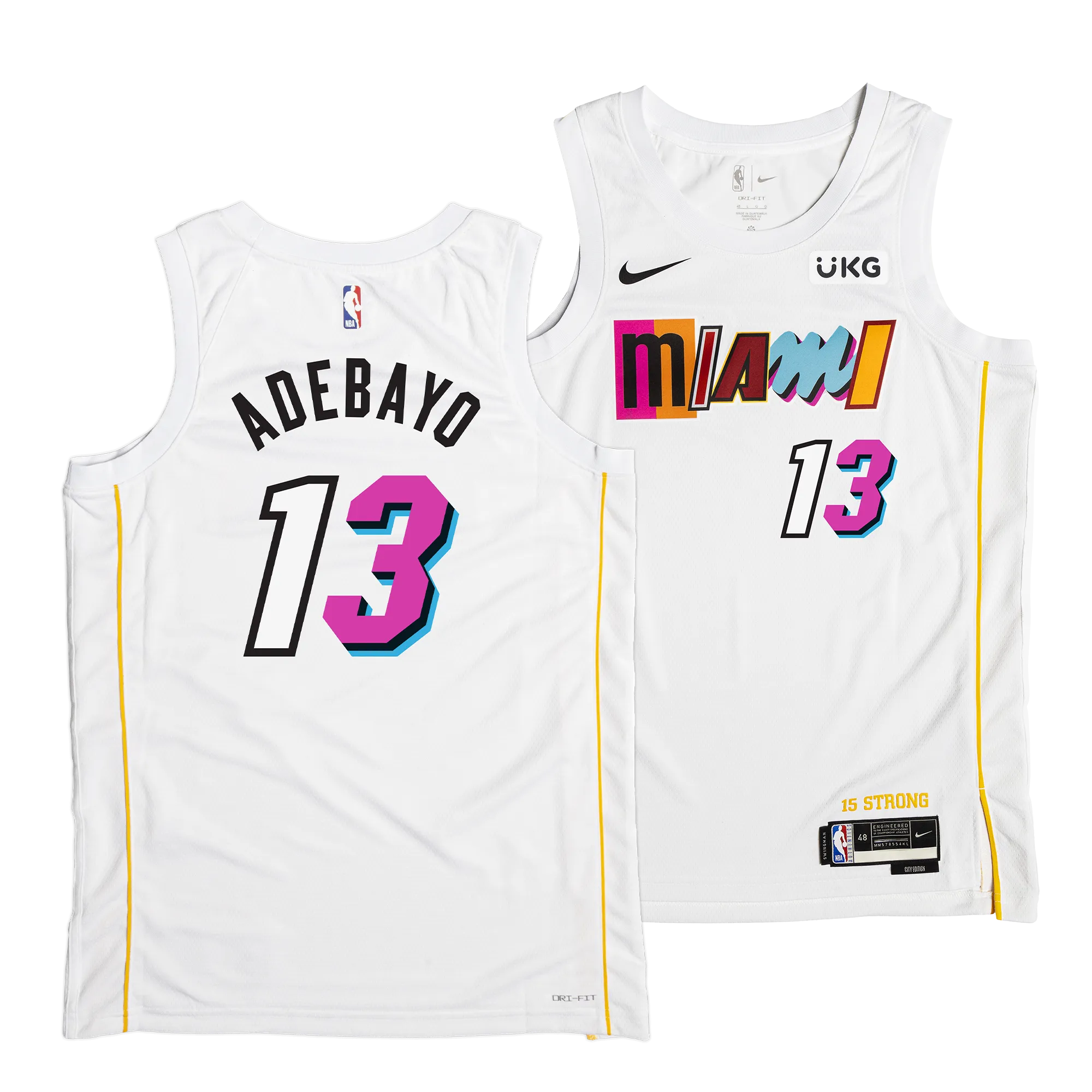 Bam Adebayo Nike Miami Mashup Vol. 2 Swingman Jersey - Player's Choice