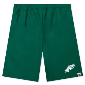 Bape Sta Logo Beach Shorts - Green