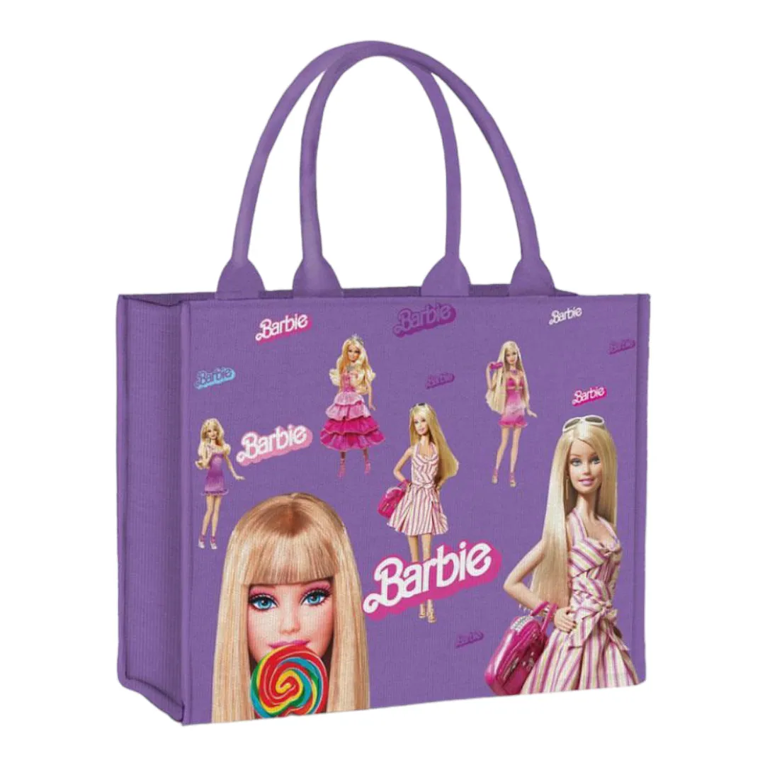 Barbie Edition - Custom Stripe Canvas Tote Bag