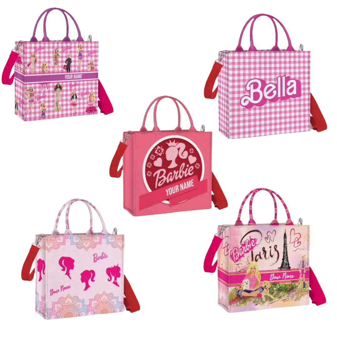 Barbie Edition - Custom Stripe Canvas Tote Bag