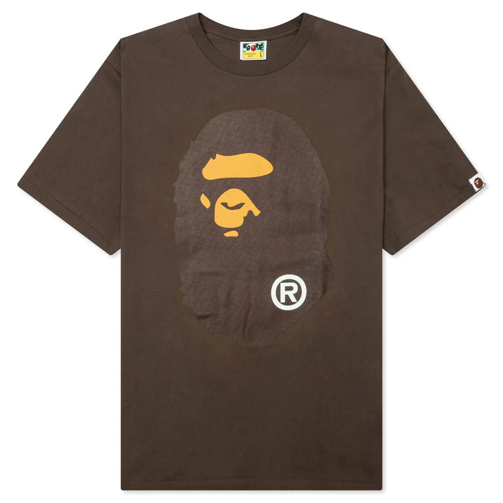 Big Ape Head Tee - Brown