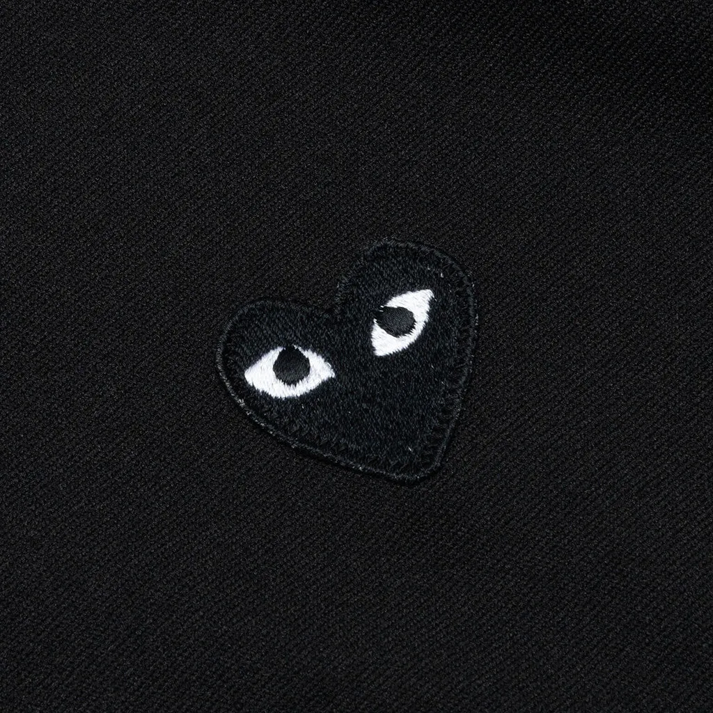 Big Black Heart Hooded Sweatshirt - Black