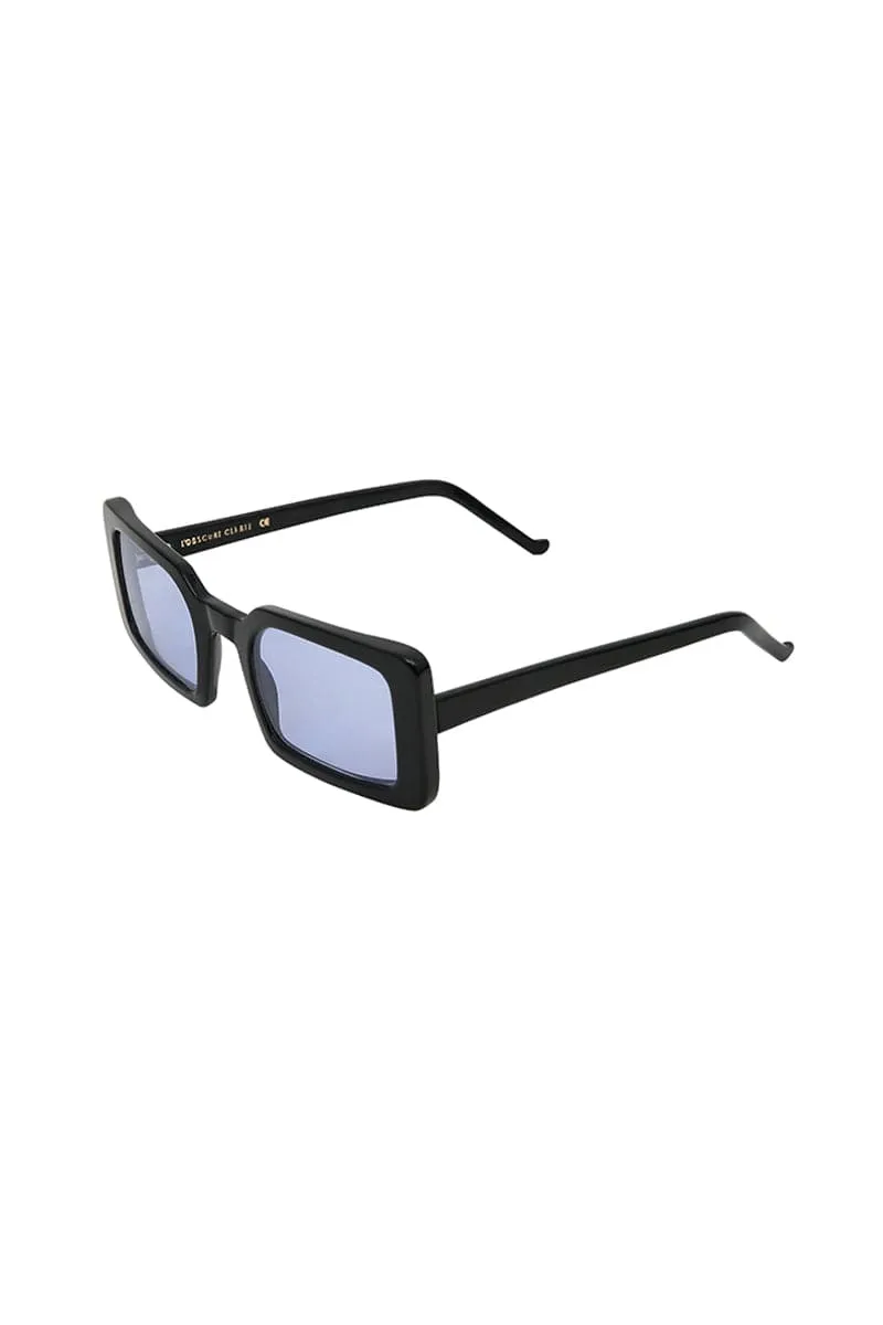 BLACK 50'S ACETATE SUNGLASSES