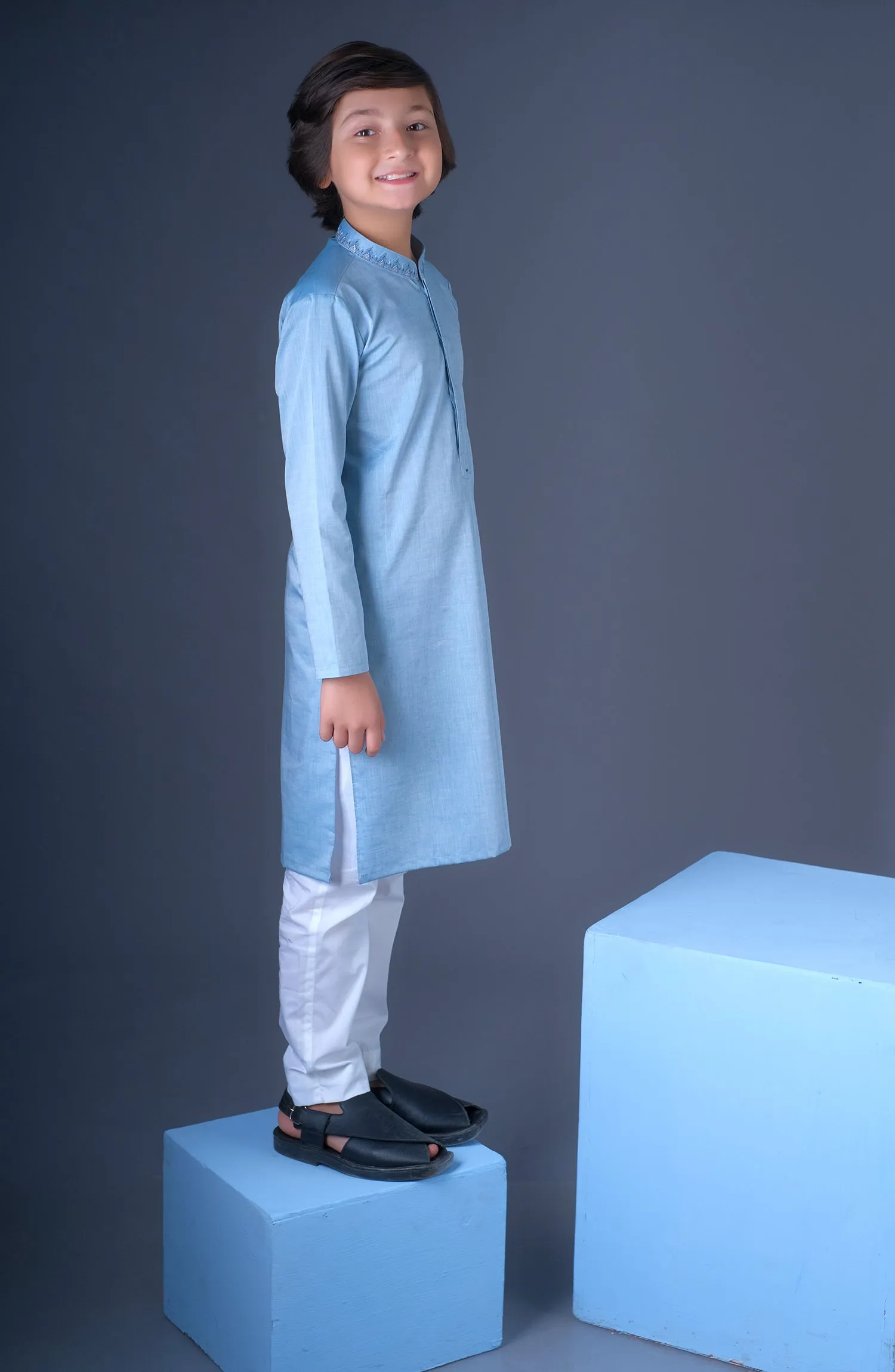 Blue Kurta