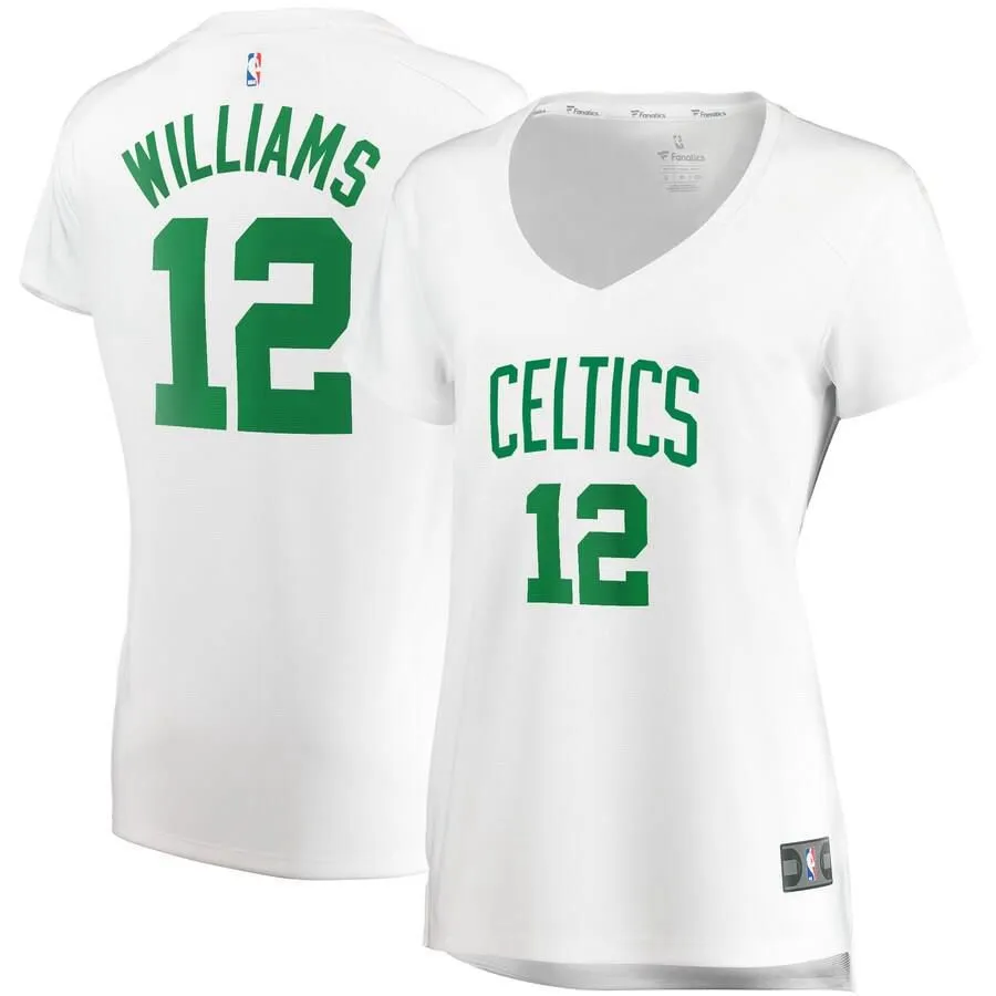 Boston Celtics Grant Williams Fanatics Branded Replica Fast Break Player Association Jersey Womens - White | Ireland B8360T3