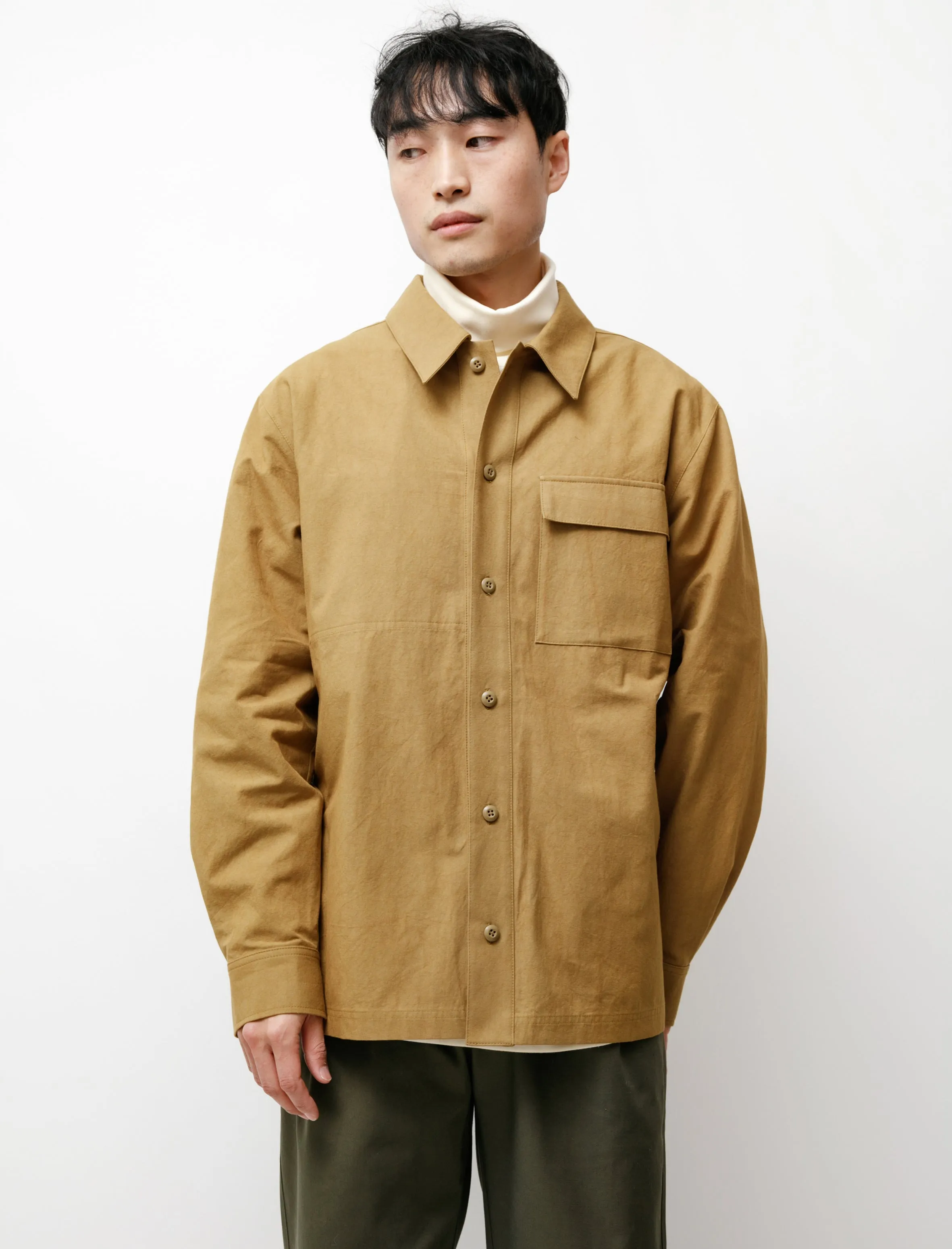 Box Shirt Mustard