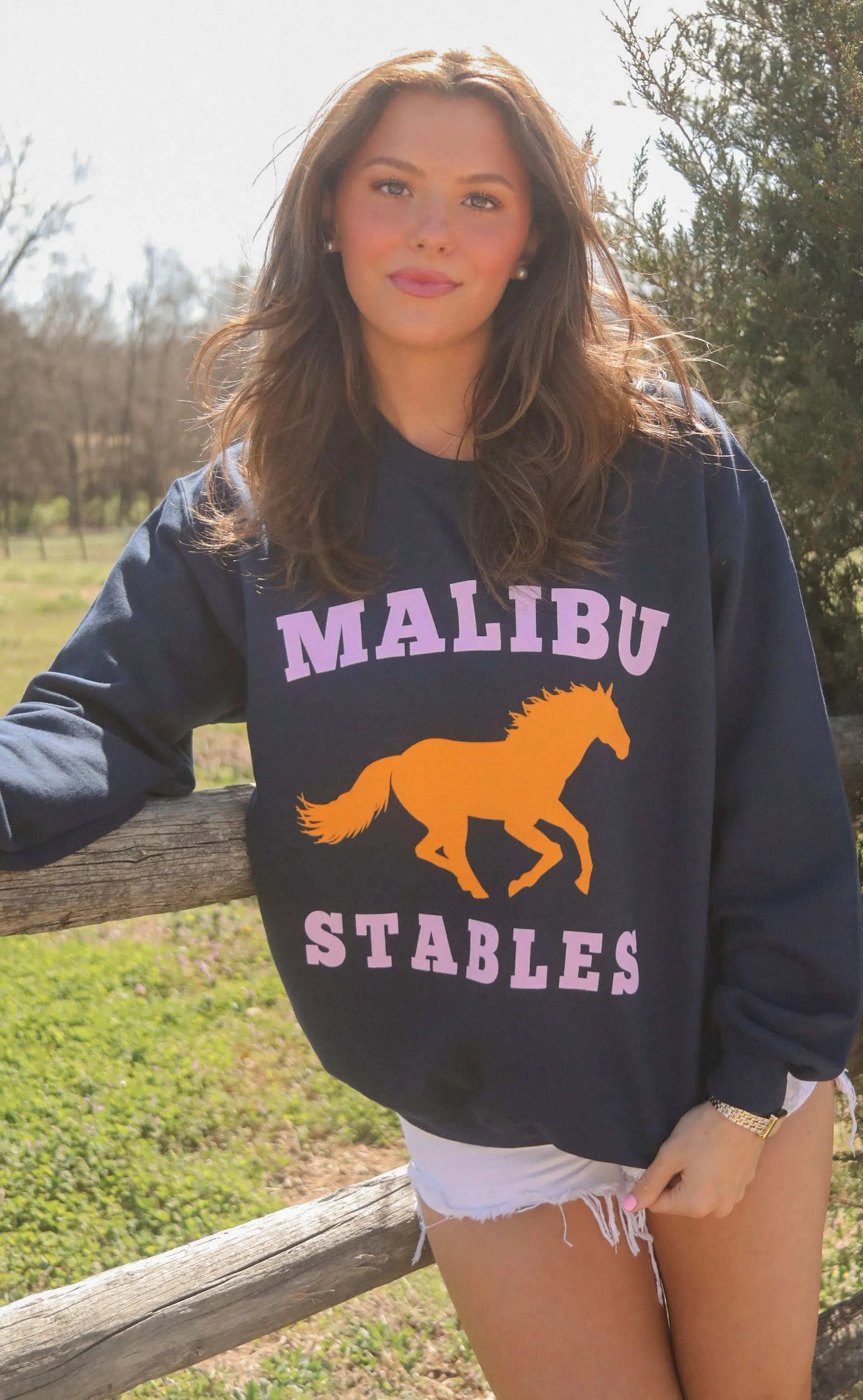 charlie southern: malibu stables sweatshirt