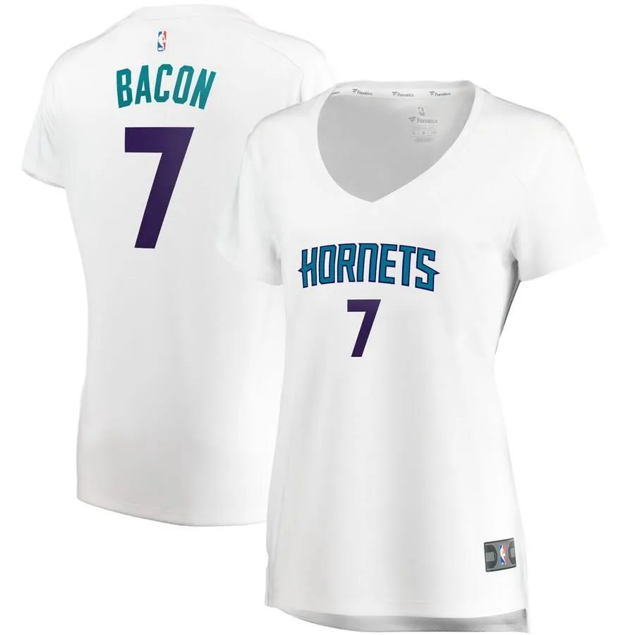 Charlotte Hornets Dwayne Bacon Fanatics Branded Replica Fast Break Player Association Jersey Womens - White | Ireland I1486F6