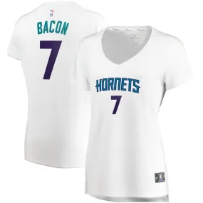 Charlotte Hornets Dwayne Bacon Fanatics Branded Replica Fast Break Player Association Jersey Womens - White | Ireland I1486F6