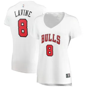 Chicago Bulls Zach LaVine Fanatics Branded Fast Break Player Association Jersey Womens - White | Ireland U0626U0