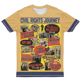 Civil Rights Events in 50s Style T-shirt