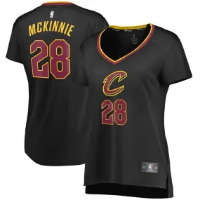 Cleveland Cavaliers Alfonzo McKinnie Fanatics Branded Fast Break Player Statement Jersey Womens - Black | Ireland E2689W8