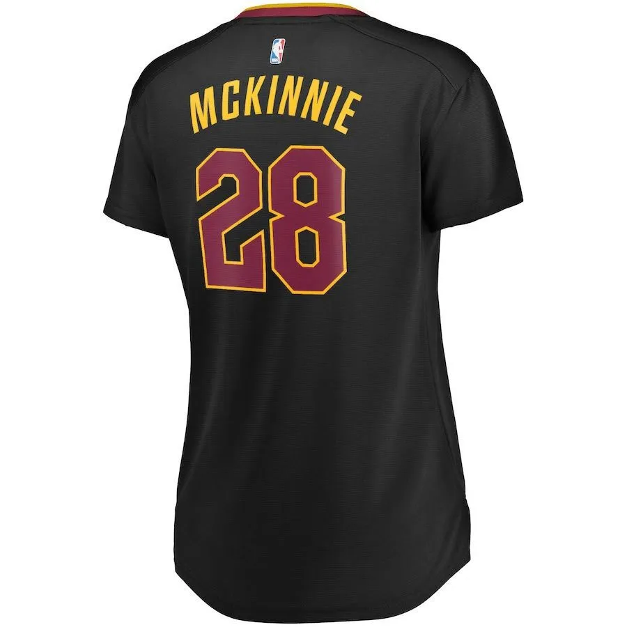 Cleveland Cavaliers Alfonzo McKinnie Fanatics Branded Fast Break Player Statement Jersey Womens - Black | Ireland E2689W8