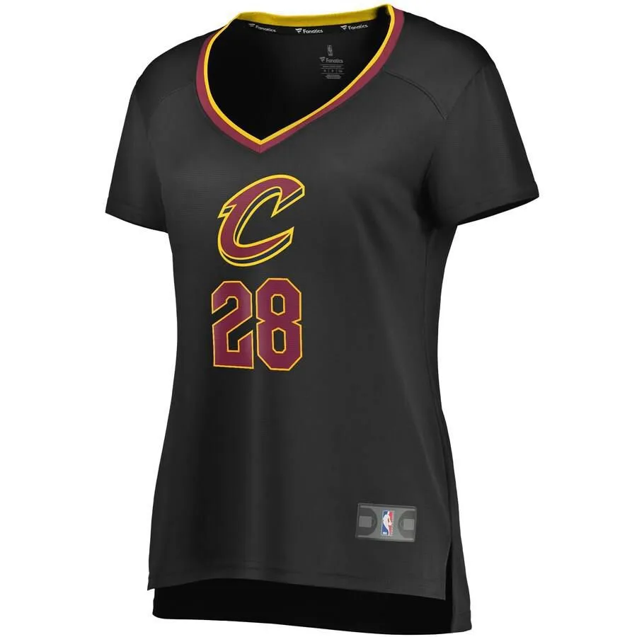 Cleveland Cavaliers Alfonzo McKinnie Fanatics Branded Fast Break Player Statement Jersey Womens - Black | Ireland E2689W8