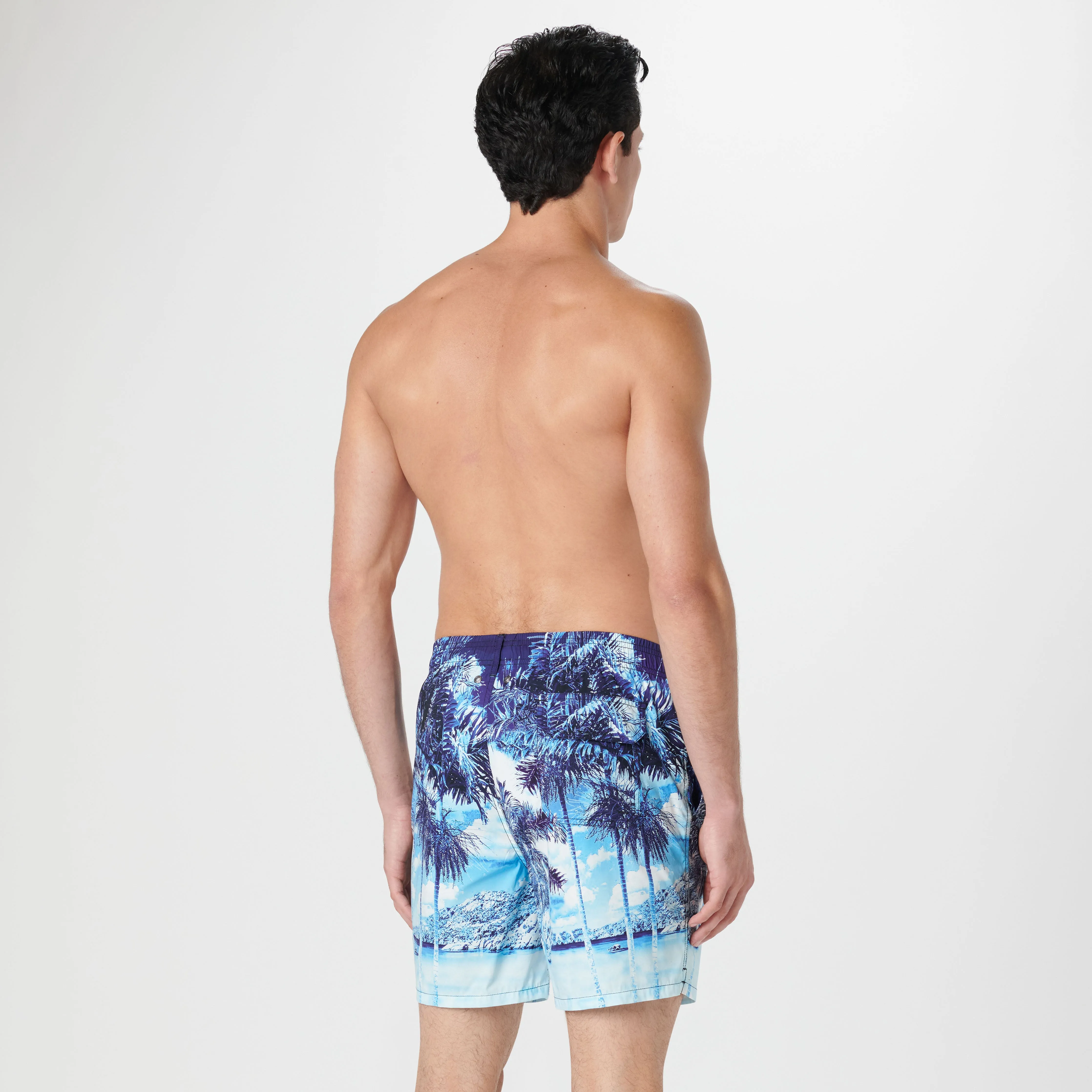 Cosmo Tropical Photoprint Swim Trunks