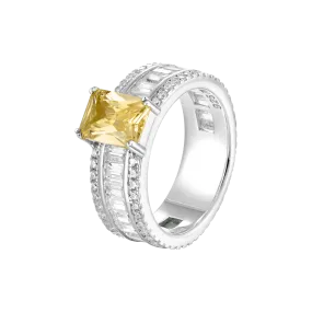 Custom Emerald Cut Band Ring