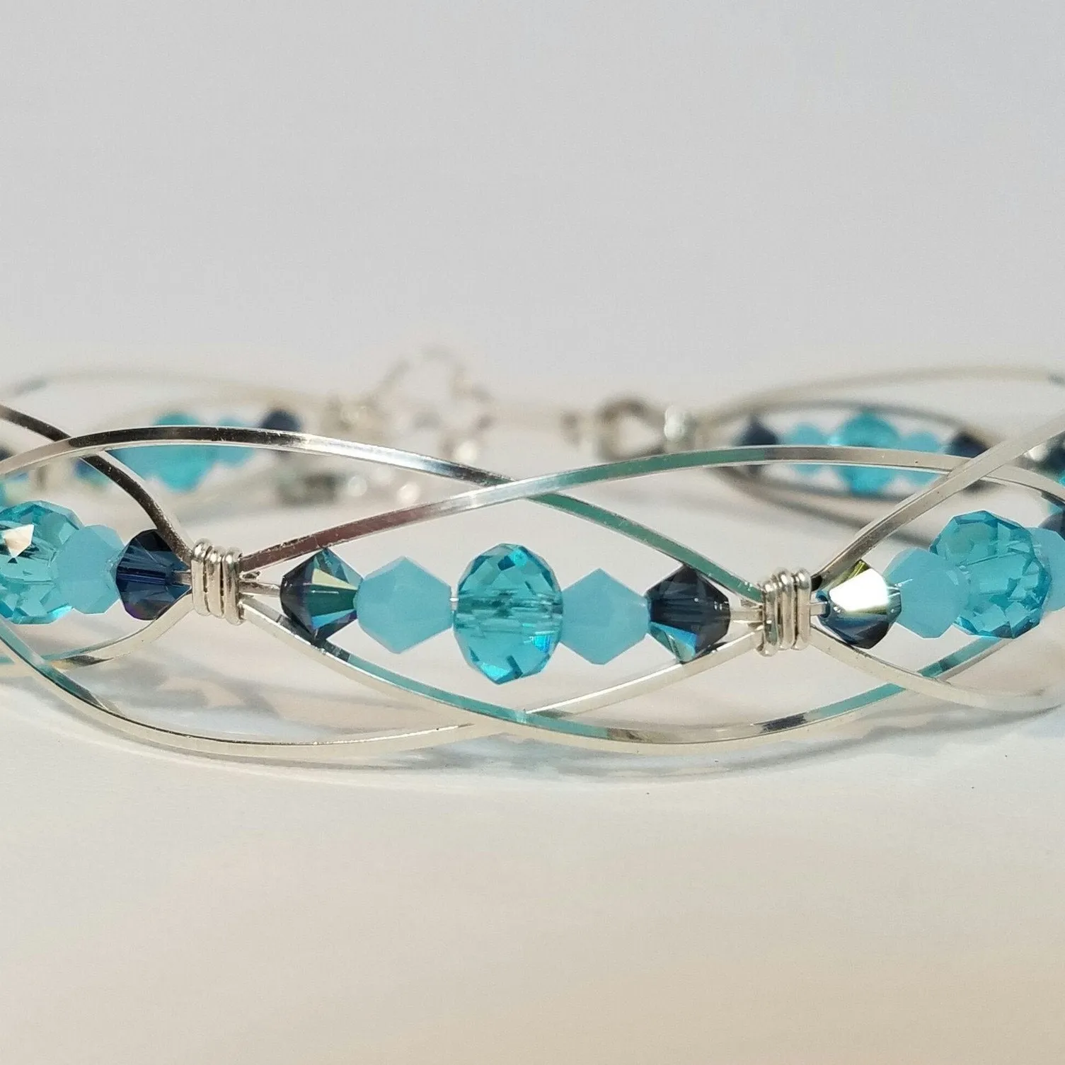 Custom Sterling Silver Lace Bracelet