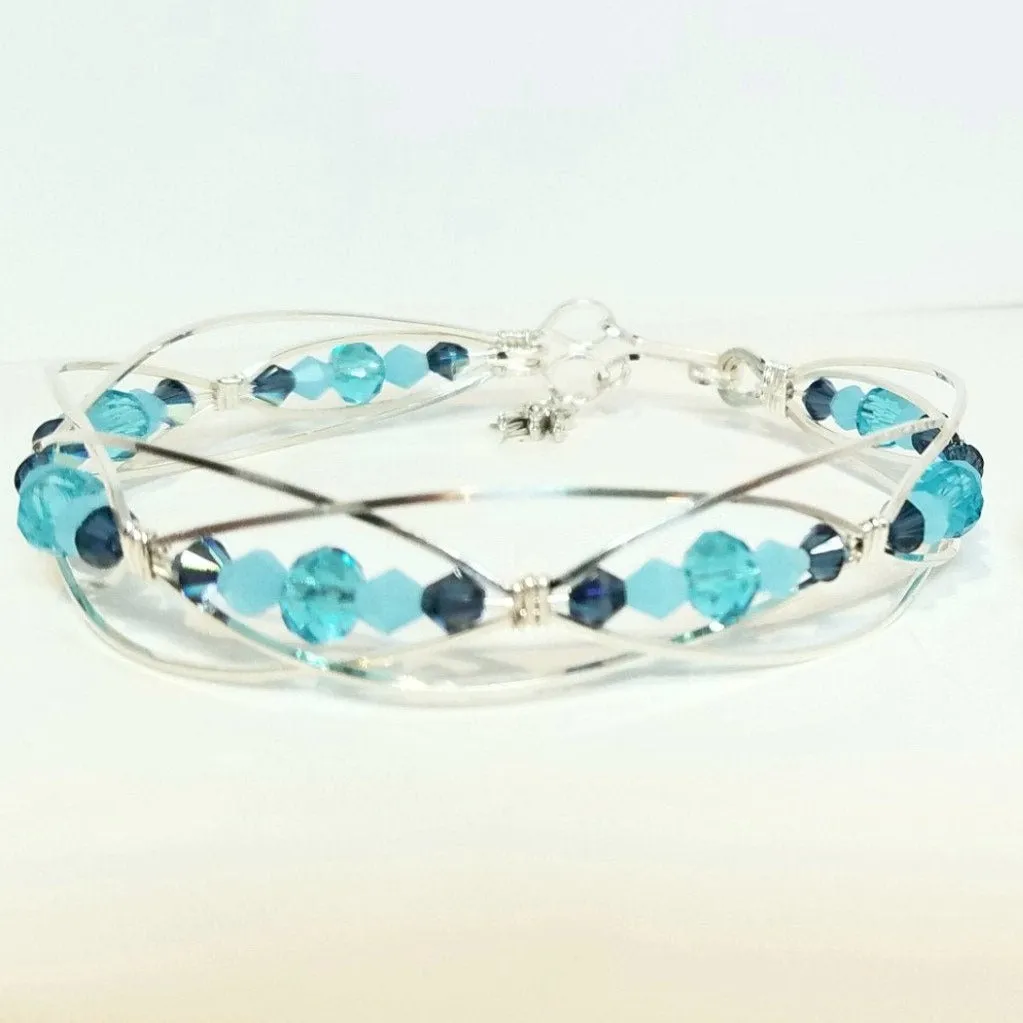 Custom Sterling Silver Lace Bracelet