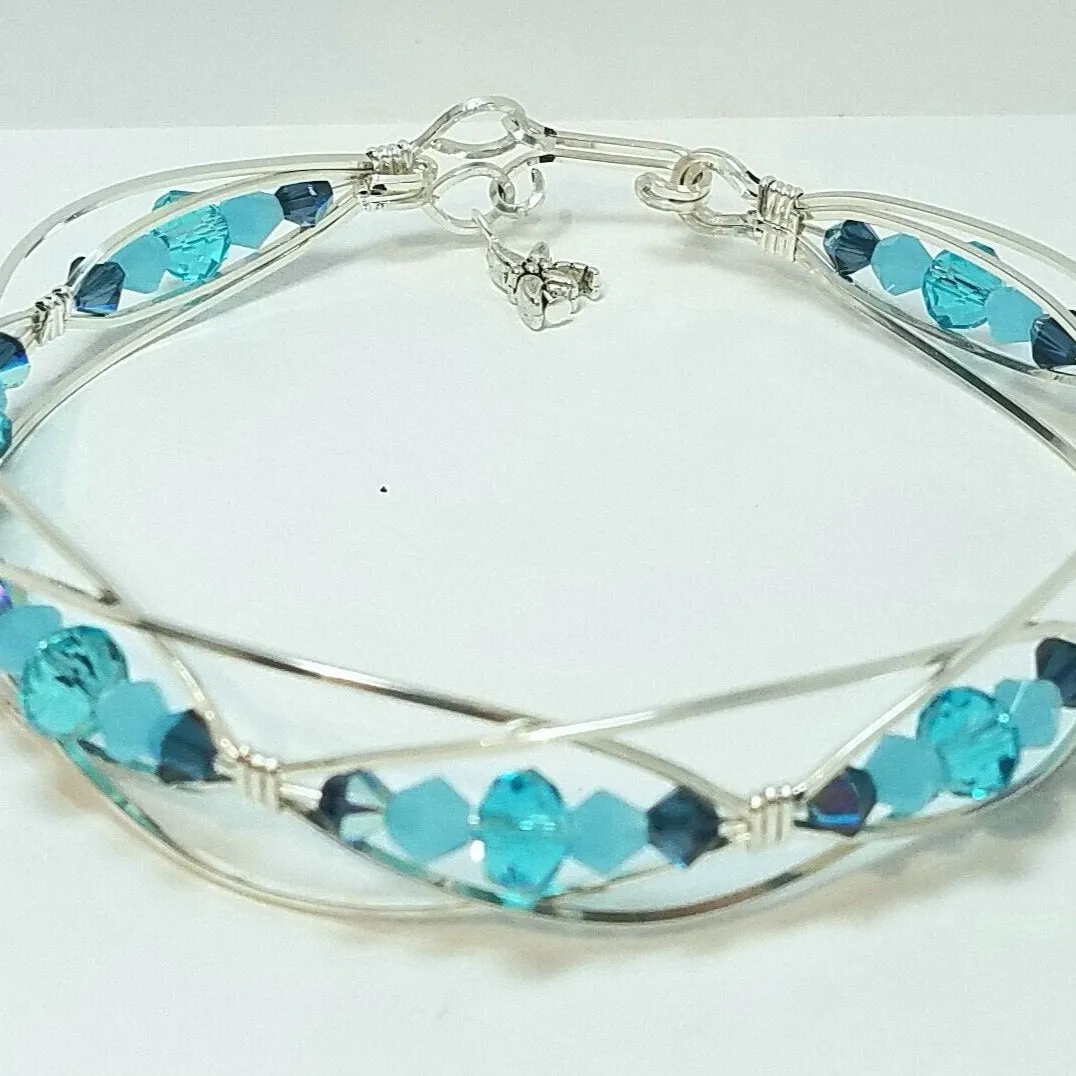 Custom Sterling Silver Lace Bracelet