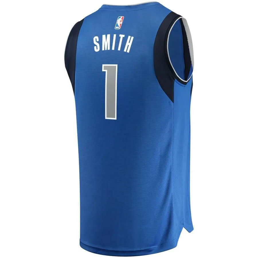 Dallas Mavericks Dennis Smith Jr. Fanatics Branded Replica Fast Break Icon Jersey Kids - Blue | Ireland T9886V4