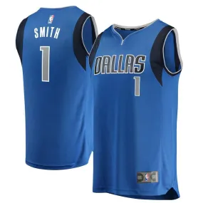 Dallas Mavericks Dennis Smith Jr. Fanatics Branded Replica Fast Break Icon Jersey Kids - Blue | Ireland T9886V4