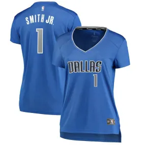 Dallas Mavericks Dennis Smith Jr. Fanatics Branded Replica Fast Break Icon Jersey Womens - Blue | Ireland Z3510H7