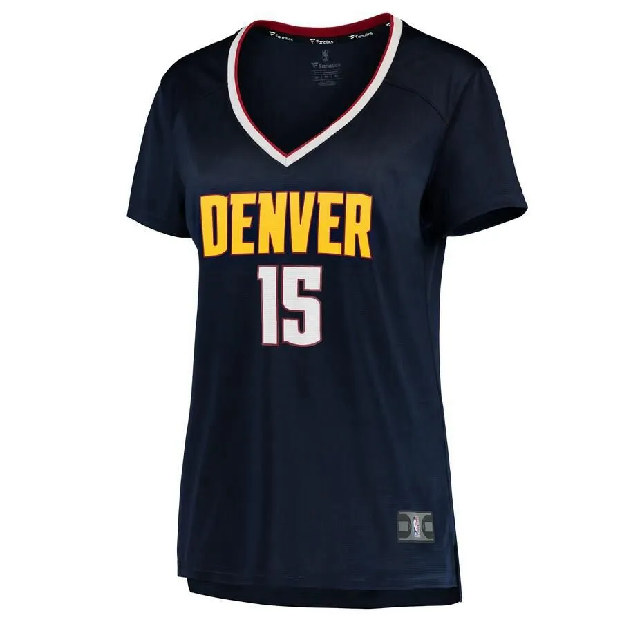 Denver Nuggets Nikola Jokic Fanatics Branded Fast Break Player Icon Jersey Womens - Navy | Ireland K5968A1