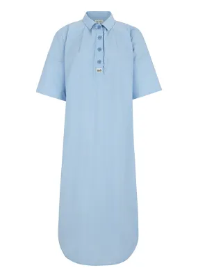 Esmé Studios Christel 2/4 Midi Dress - Kjole - Blue Fog