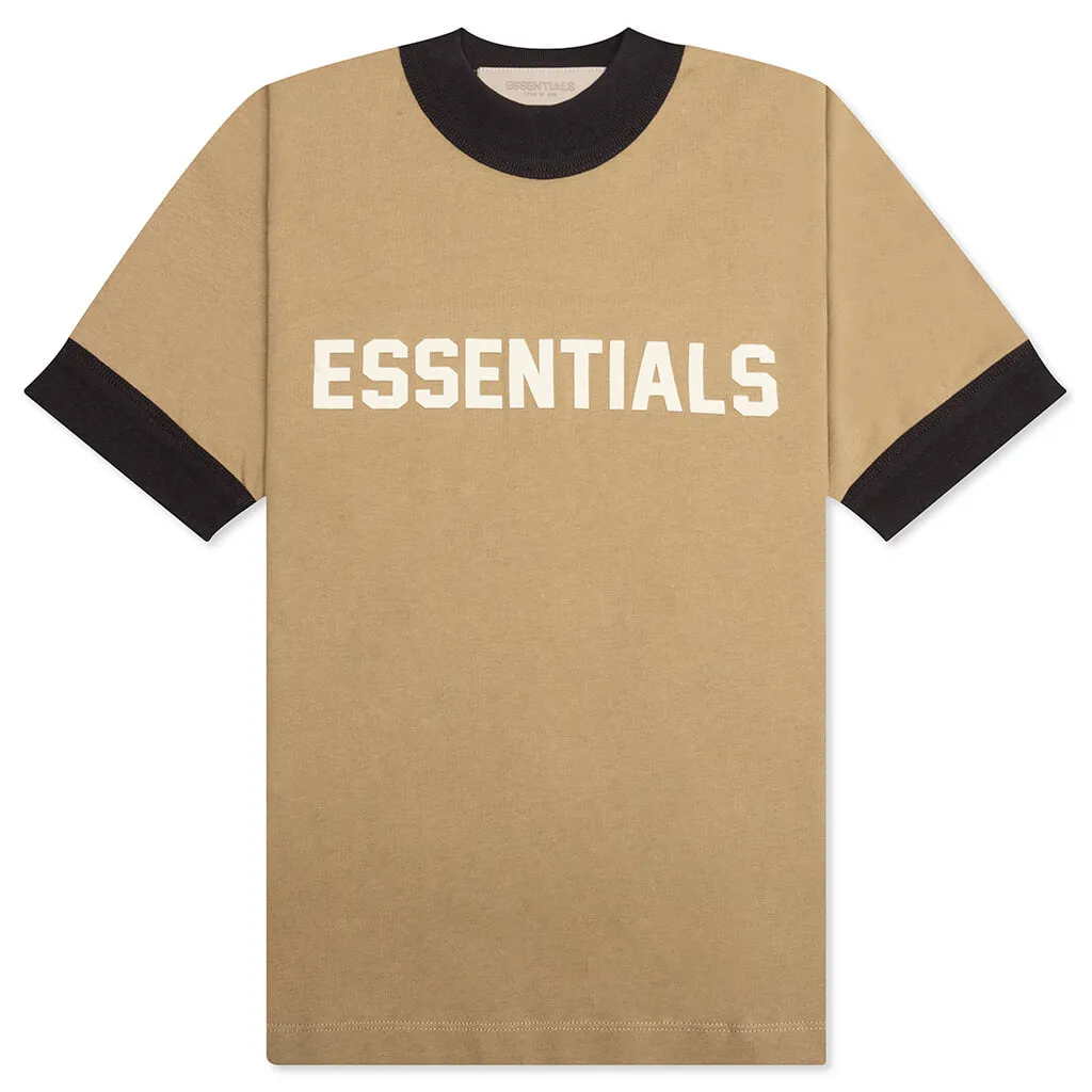 Essentials Kid's Ringer Tee - Oak