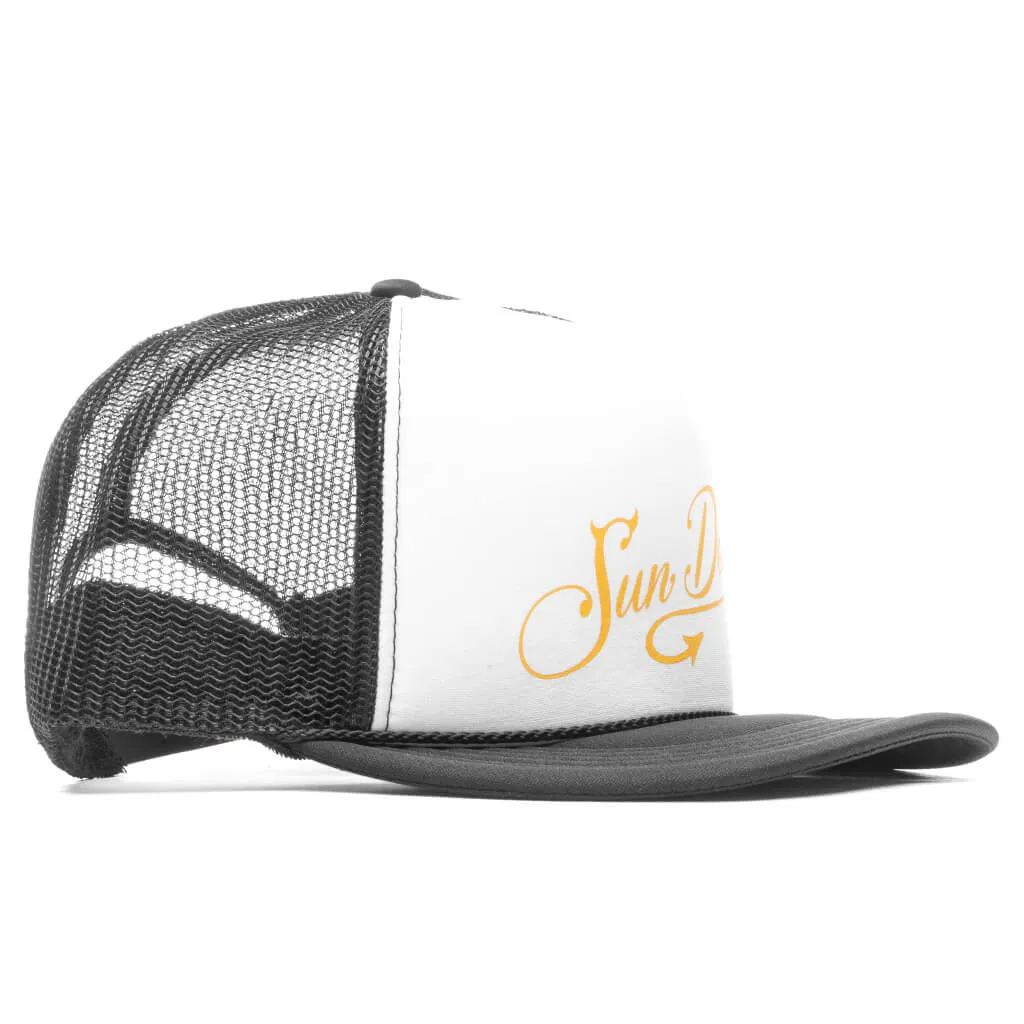 Feature x ASU SD Script Trucker - Black/White