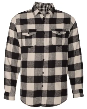 FLANNEL SHIRT-(Yarn-Dyed Long Sleeve)-BCRM