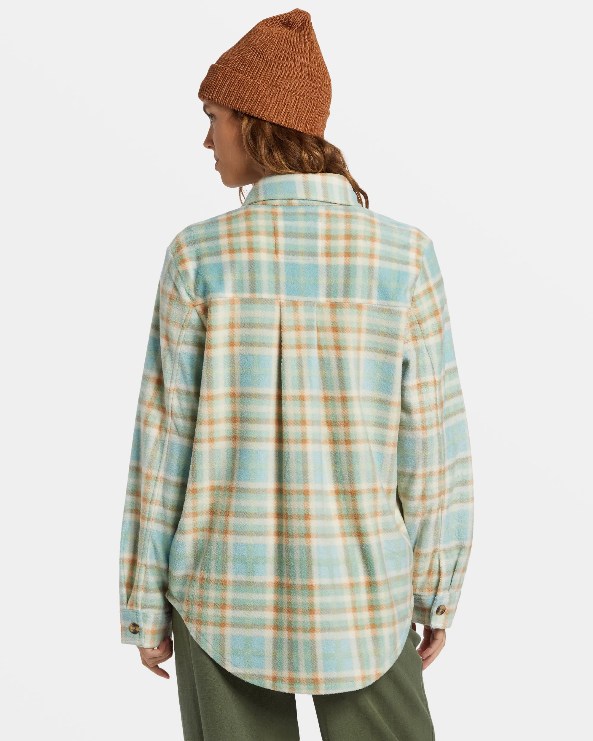 Forge Fleece Flannel Jacket - Blue Haze