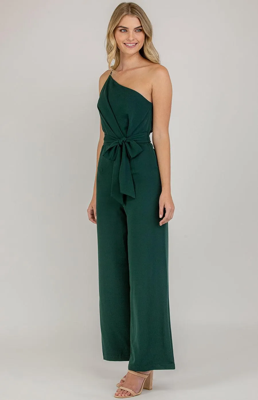 Forget Me Not Jumpsuit In Emerald