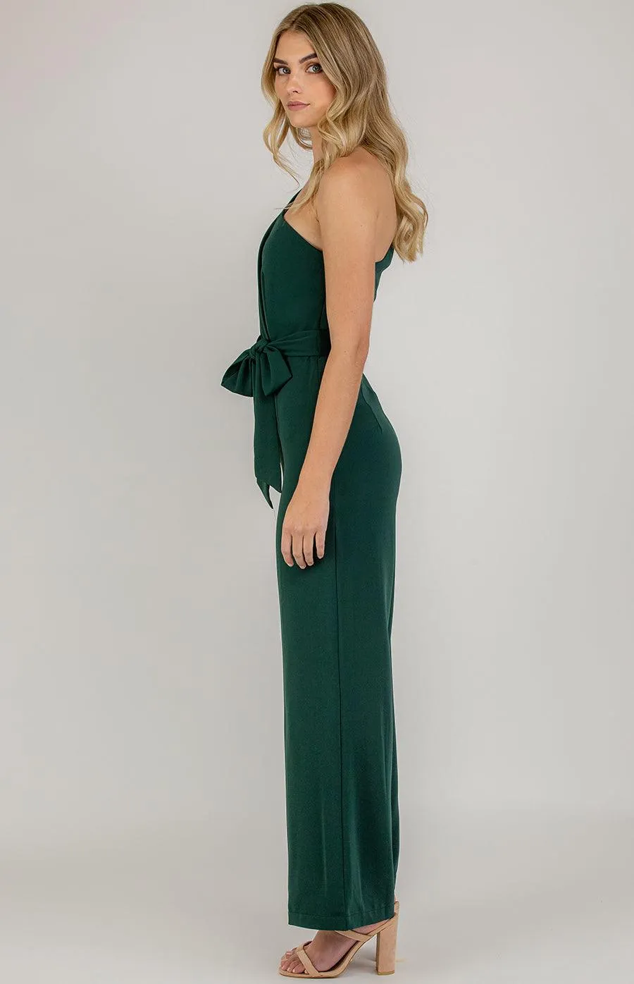 Forget Me Not Jumpsuit In Emerald