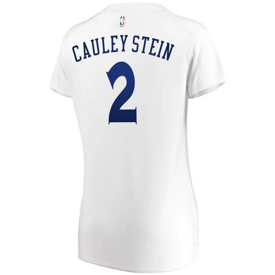 Golden State Warriors Willie Cauley-Stein Fanatics Branded Replica Fast Break Association Jersey Womens - White | Ireland J4260L6