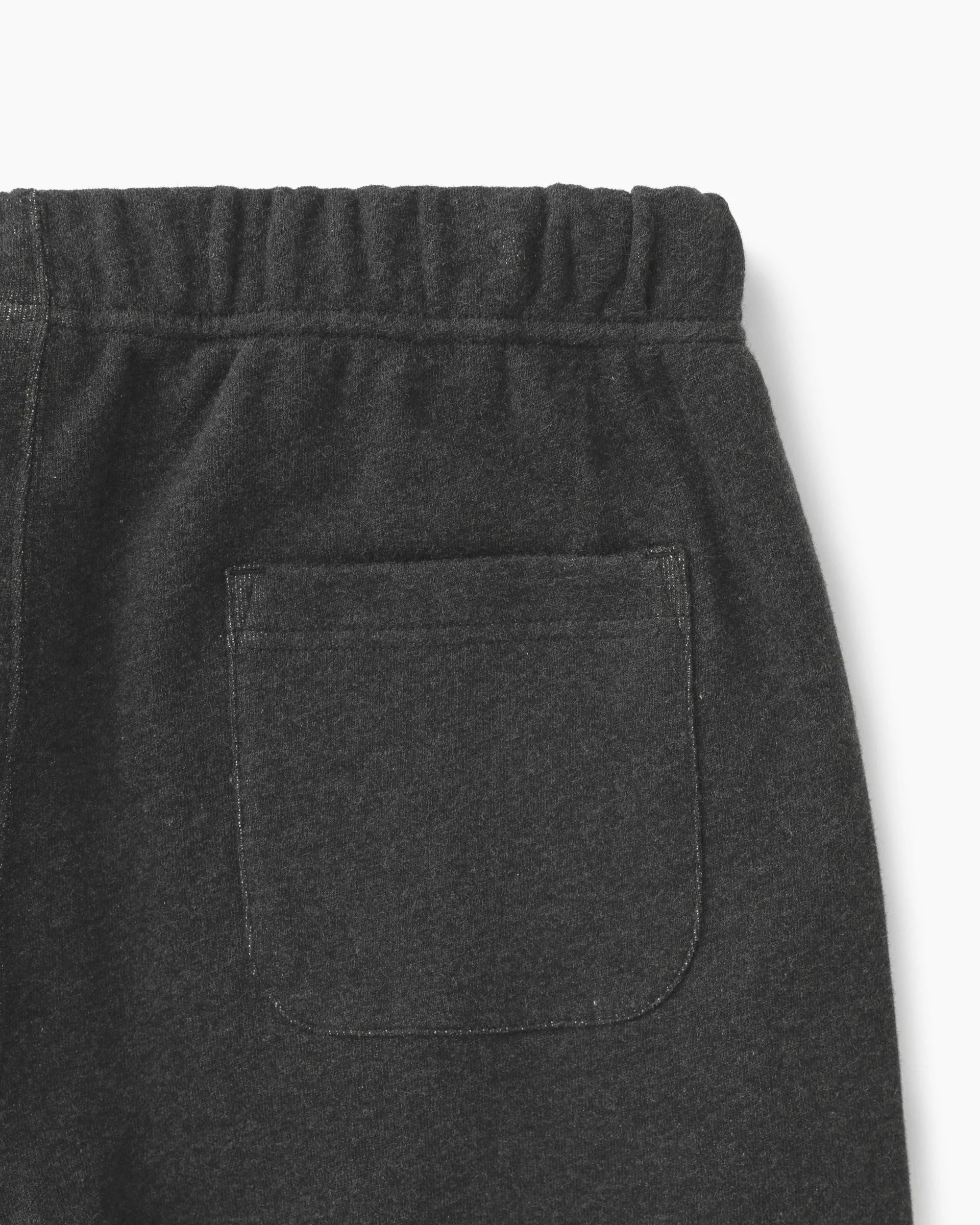 Heather Stock Sweatpant Black