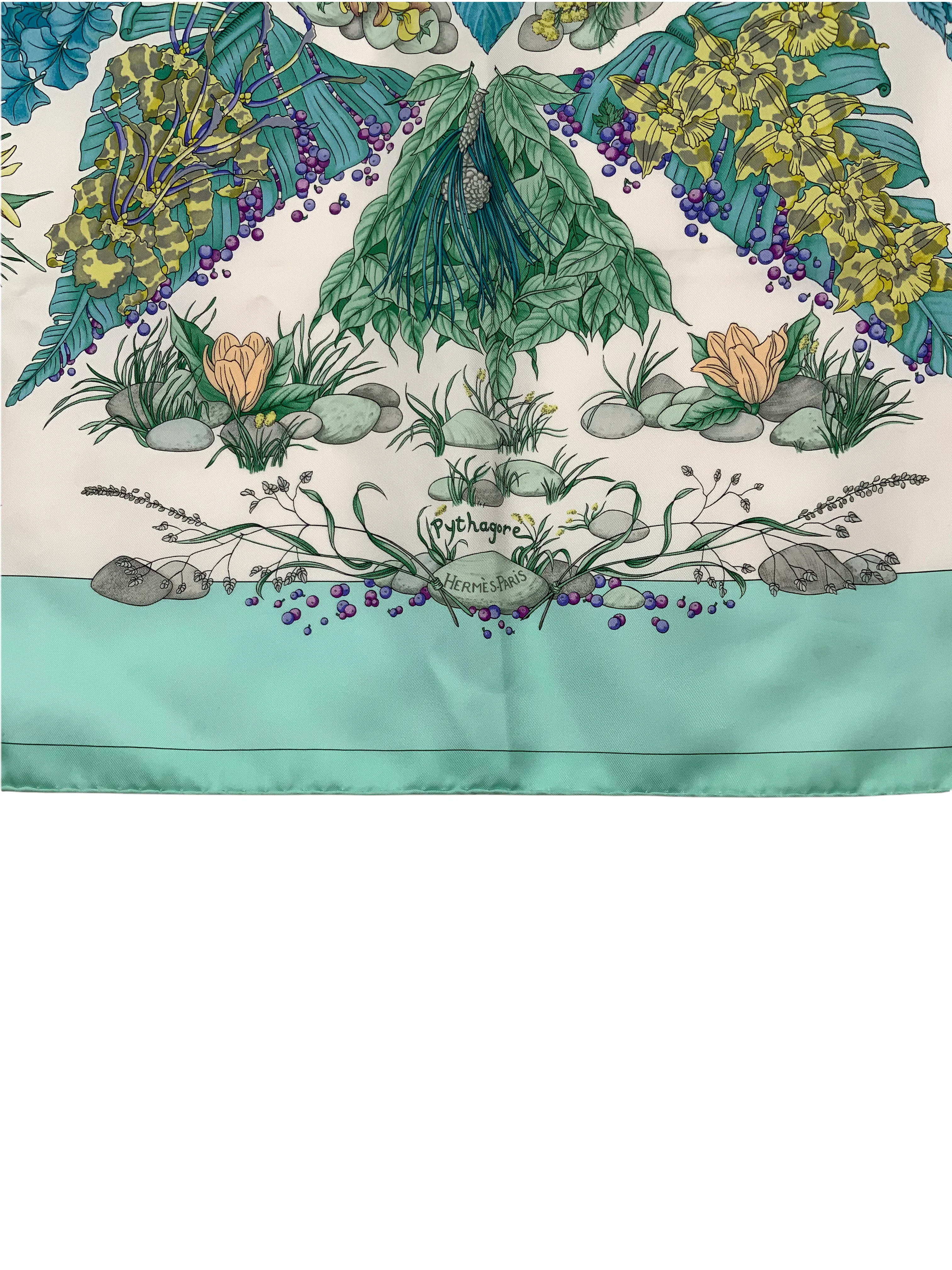 Hermes Pythagore Silk Scarf 90