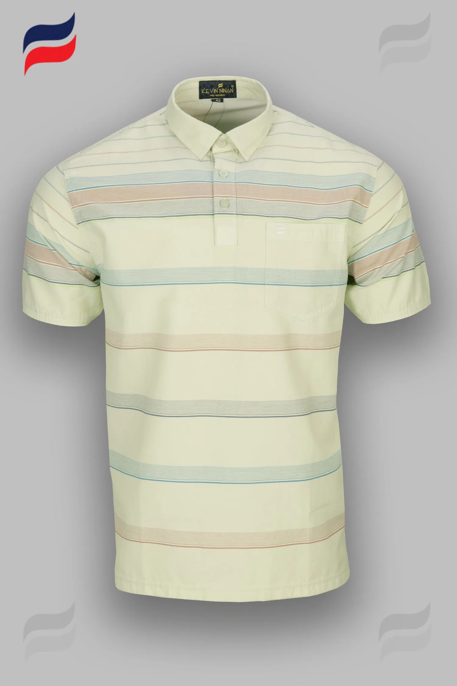 Kevin Ninan Pre-Washed Polo Shirt