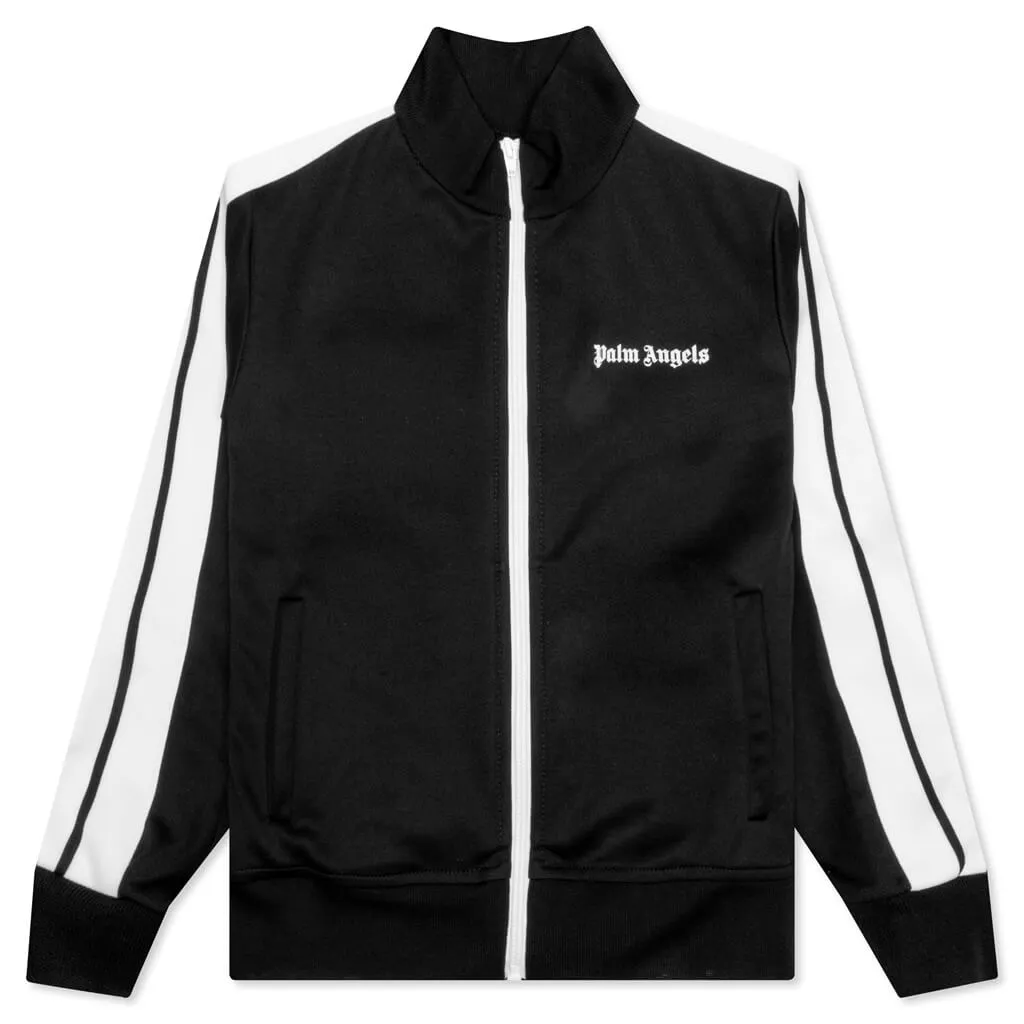 Kids Track Jacket - Black/White