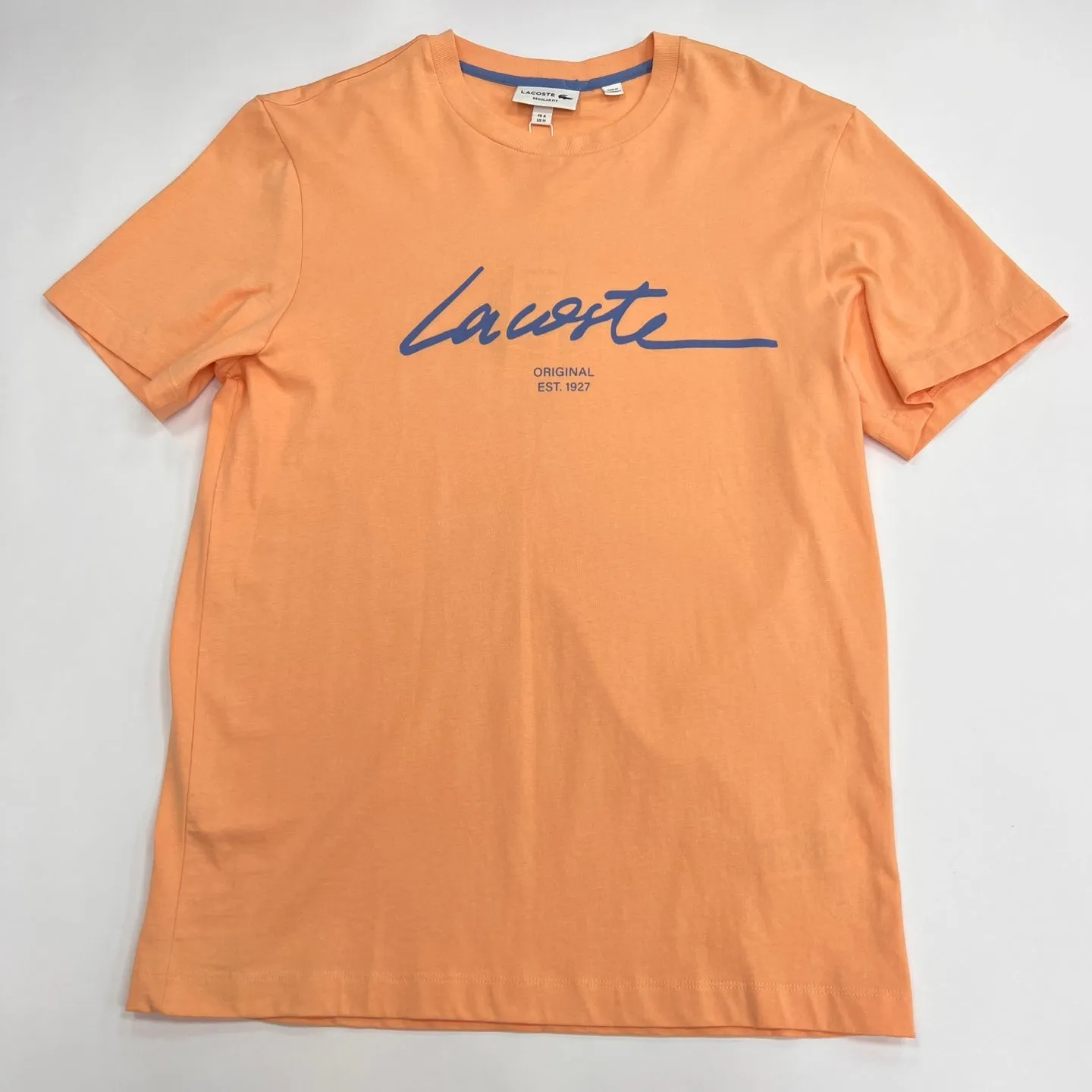 LACOSTE Print Lettering Cotton T-shirt