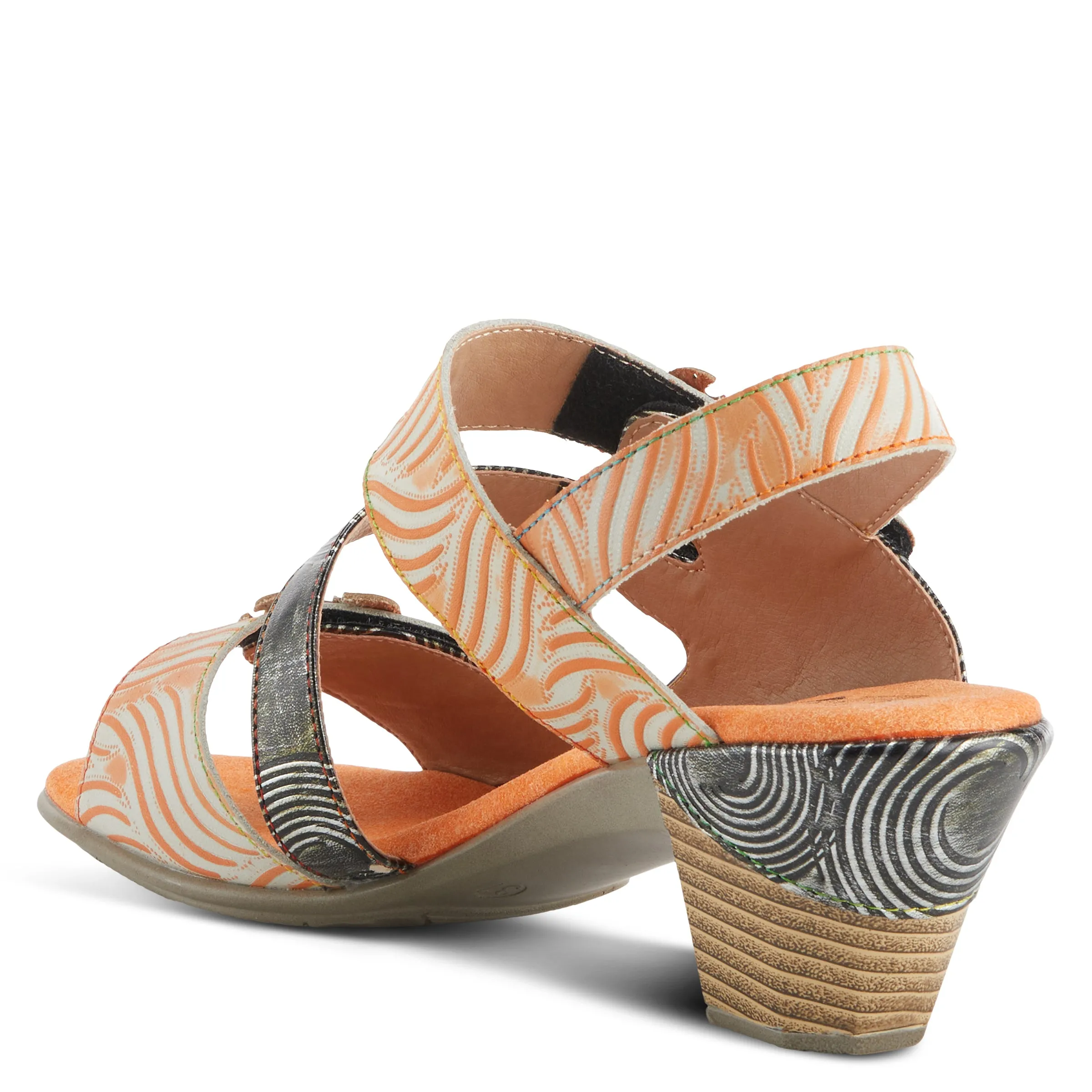 L'ARTISTE ACARINE QUARTER STRAP SANDALS