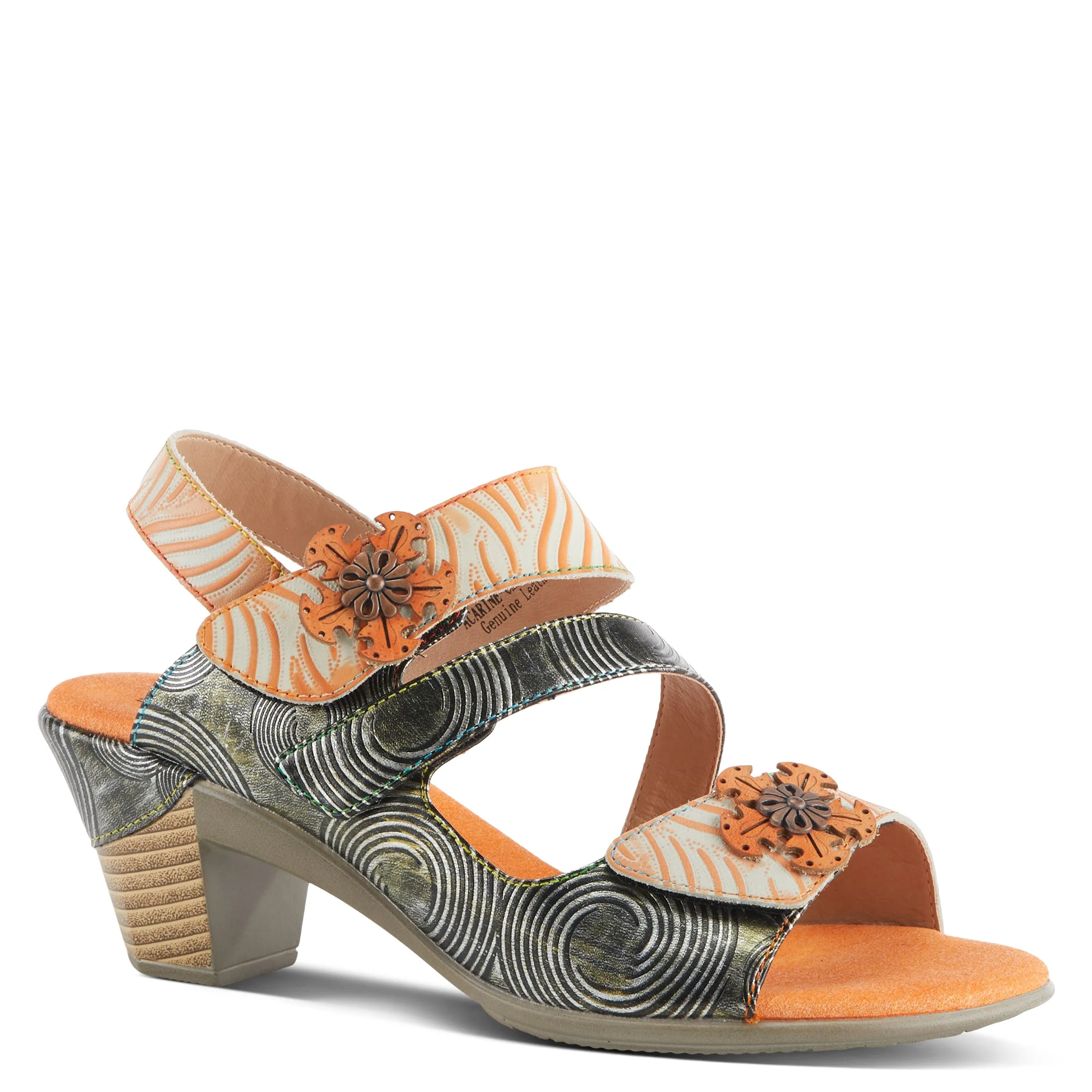 L'ARTISTE ACARINE QUARTER STRAP SANDALS