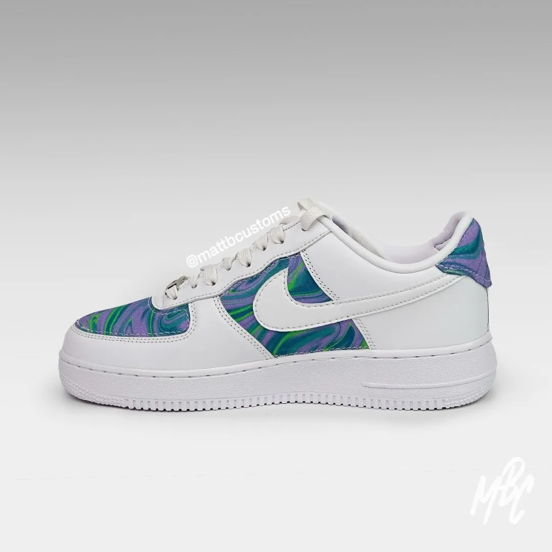 Liquid Marble - Air Force 1 Custom