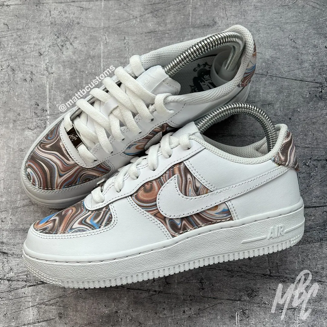 Liquid Marble - Air Force 1 Custom