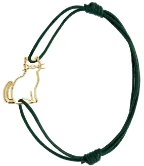 MIAU BRILLANTE CORD BRACELET