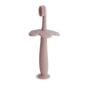 Mushie Flower Training Toothbrush - Blush