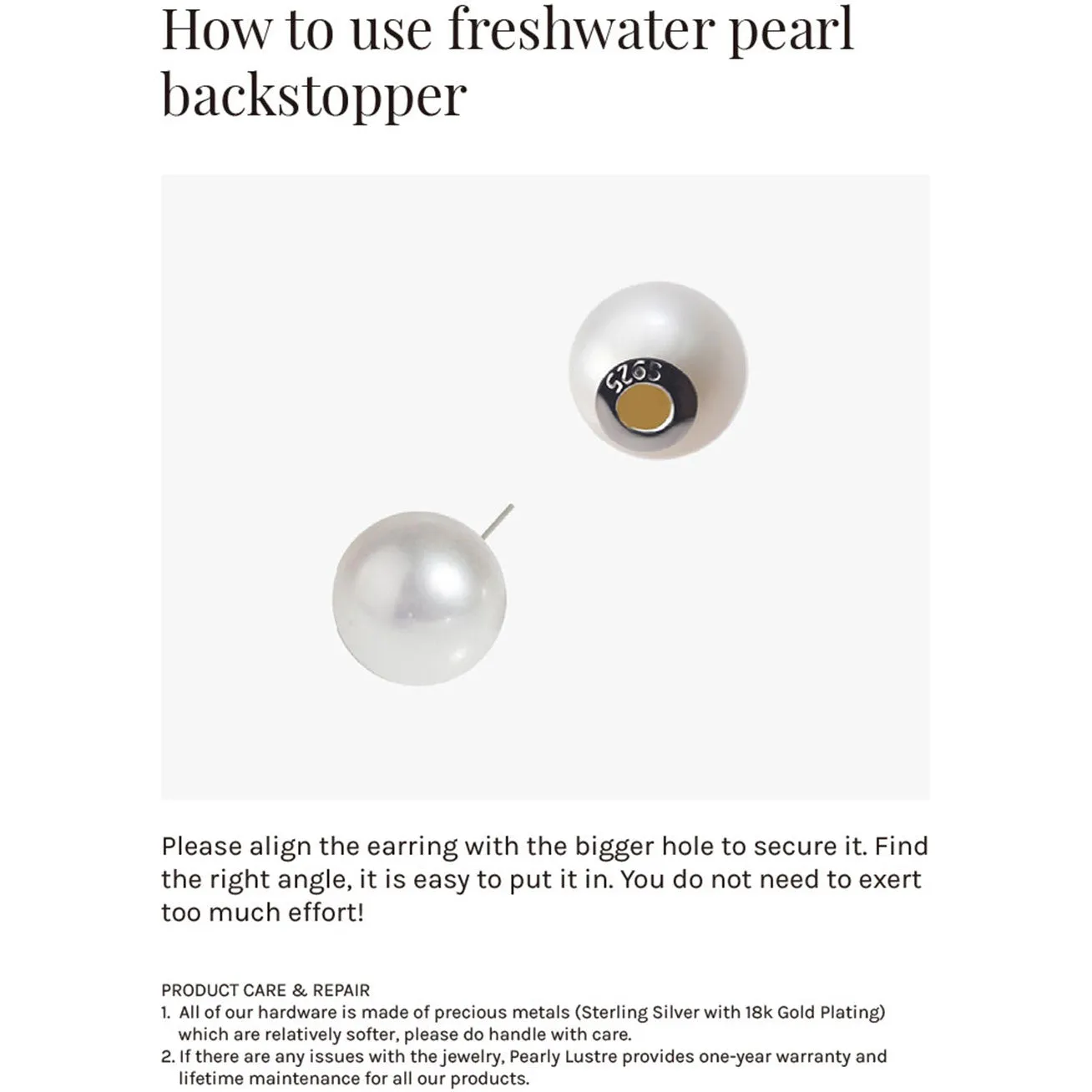 New Yorker Freshwater Pearl Earrings WE00023