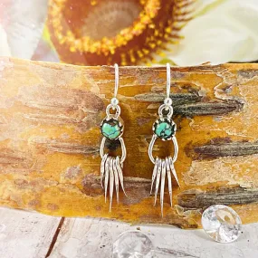 On the Fringe {turquosie} earrings